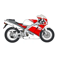 Hasegawa 1/12 Yamaha TRZ250 (3MA) Late Version (1990) Plastic Model Kit