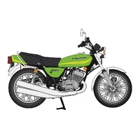 Hasegawa 1/12 Kawasaki KH400-A5 Plastic Model Kit