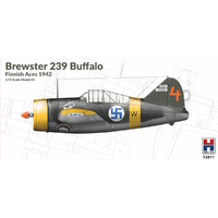 Hobby 2000 1/72 Brewster 239 Buffalo Finnish Aces Plastic Model Kit