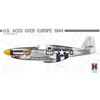 Hobby 2000 1/72 P-51B Mustang US Aces over Europe Plastic Model Kit