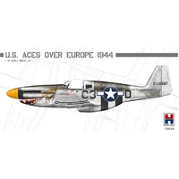 Hobby 2000 1/72 P-51B Mustang US Aces over Europe Plastic Model Kit