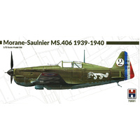 Hobby 2000 1/72 Morane-Saulnier MS.406 1939-40 Plastic Model Kit