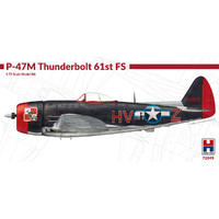 Hobby 2000 1/72 P-47M Thunderbolt 61st Fighter Squadron Plastic Model Kit