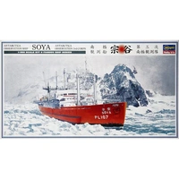 Hasegawa 1/350 Antarctica Observation Ship Soya Antarctica Observation 3rd Corps Plastic Model Kit