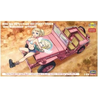 Hasegawa 1/24 Wild Egg Girls 1/4 Ton 4×4 Utility Truck Amy Mcdonnell w/Figure Plastic Model Kit