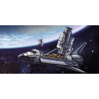 Hasegawa 1/200 HUBBLE SPACE TELESCOPE & SPACE SHUTTLE ORBITER w/ASTRONAUTS H52255 Plastic Model Kit