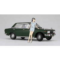 Hasegawa 1/24 Datsun Bluebird 1600 SSS w/60s Girls Figure Plastic Model Kit