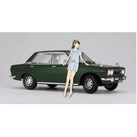 Hasegawa 1/24 Datsun Bluebird 1600 SSS w/60s Girls Figure Plastic Model Kit