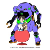 Hasegawa 1/20 MechatroWeGo Eva collab series Vol.5 "Shogouki"+ Shinji Ikari Plastic Model Kit