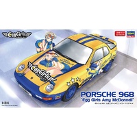 Hasegawa 1/24 Porsche 968 Egg Girls Amy McDonnell Plastic Model Kit