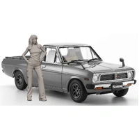 Hasegawa 1/24 Datsun Sunny Truck Long Body Deluxe W/Girls Figure Plastic Model Kit