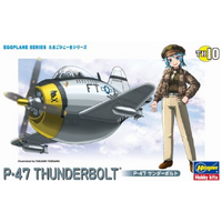 Hasegawa Eggplane P-47 Thunderbolt Plastic Model Kit