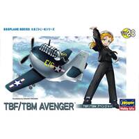 Hasegawa Eggplane TBF/TBM Avenger Plastic Model Kit