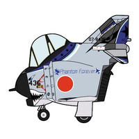 Hasegawa Egg Plane F-4 Phantom II "301Sq Phantom Forever 2020" (Bonus: An Emblem Is Included.)