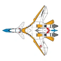 Hasegawa 1/72 VF-11D Thunderbolt "SVT-27 Bluetails" Plastic Model Kit 65869