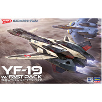Hasegawa 1/48 YF-19 with Fast Pack "Macross Plus" Plastic Model Kit