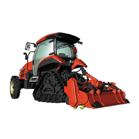 Hasegawa 1/35 Yanmar Tractor YT5113A Delta Crawler/Rotary Plastic Model Kit