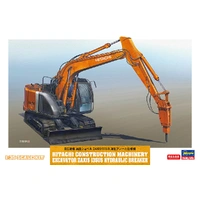 Hasegawa 1/35 Hitachi Excavator Zaxis 135US Hydraulic Breaker Plastic Model Kit