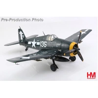 Hobby Master 1/32 F6F-5P Hellcat 135P VF-84 Wolf Gang USS Bunker Hill August 1945 Diecast Model Aircraft