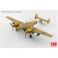 Hobby Master 1/72 BF 110E-2 3U+AR 7./ZG 26 Italy 1941 (Special Weathered Version) Diecast Metal Aircraft