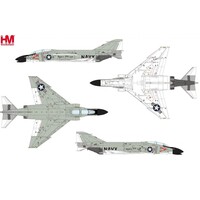 Hobby Master 1/72 F4H-1 Phantom II "Project High Jump" 148423h, Test Pilot Lt Cmdr John Watts Young, US Navy, April 1962 Diecast Aircraft