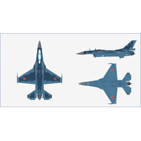 Hobby Master 1/72 F-2A Viper JASDF 3 Sqn Diecast Aircraft Pre-owned A1 condition