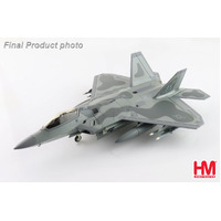 Hobby Master 1/72  F-22A Raptor 3rd FW 525 FS Elmendorf AFB 2011 (with 4 x AIM-120 on outerboard) Diecast Model Aircraft