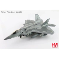 Hobby Master 1/72  F-22A Raptor 3rd FW 525 FS Elmendorf AFB 2011 (with 4 x AIM-120 on outerboard) Diecast Model Aircraft