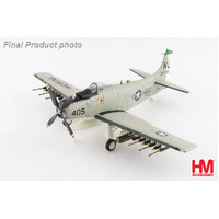 Hobby Master 1/72  A-1H Skyraider "Last Combat Mission" 135300 VA-25 USS Coral Sea 1967 Diecast Model Aircraft