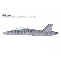 Hobby Master 1/72 F/A-18D ATARS164886 VMFA(AW)-224 "Bengals" MCAS Iwakuni Japan 2009 Diecast Aircraft