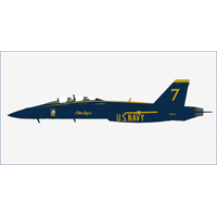 Hobby Master 1/48 F/A-18F "Blue Angels" #7, US Navy, 2021 Season "75th Anniversary" Diecast Aircraft