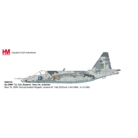 Hobby Master 1/72  Su-25M1 "Lt. Col. Zhybrov "(low vis. scheme) Blue 19 299th Tactical Aviation Brigade Ukraine AF Feb 2022 (w/2 x KH-25ML 4 x S-24B)