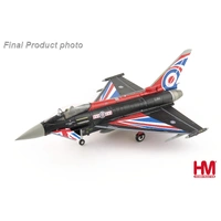 Hobby Master 1/72 Eurofighter Typhoon "Blackjack" ZJ914, RAF, 2021 (with Generic Box, 2 x Empty Pylon, 1 x Center Fuel Tank) Diecast Model Aircraft