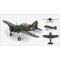 Hobby Master 1/48 Brewster Buffalo 339-23, 35 Sqn RAAF Diecast Aircraft Pre-owned A1 condition