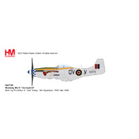 Hobby Master 1/48 Mustang Mk.IV "Dooleybird" flown by F/L Arthur S. "Joe" Doley 19th Squadron RAF late 1945 Diecast Model Aircraft