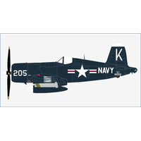 Hobby Master 1/48 F4U-4 Corsair "Medal of Honor" White 205, flown by LTJG Thomas (Lou) Hudner, VF-32, USS Leyte, 4th Dec 1950 Diecast Aircraft