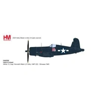 Hobby Master 1/48 F4U-4 Corsair White 13 Capt. Kenneth Walsh (21 Kills) VMF-222 Okinawa 1945 Diecast Aircraft