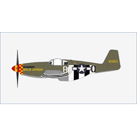 Hobby Master 1/48 P-51B Mustang "Berlin Express" 324823, Lt. Bill Overstreet, 363rd FS, 357th FG, 1944 Diecast Aircraft