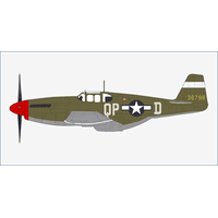Hobby Master 1/48 P-51B Mustang "Steve Pisanos" 36798, 4th FG, 334th FS, May 1944 Die-Cast Aircraft