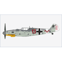 Hobby Master 1/48 BF 109G-6 "Heinrich Bartels" Red 13, W.Nr. 27169, 11./JG 27, Greece, Nov 1943 Diecast Aircraft