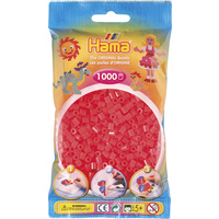 Hama Beads - BeadBags(1000Beads) - Neon Red