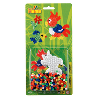 Hama Beads - Small Blister Packs (450 beads) - White Parrot