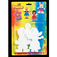 Hama Beads - Pegboard Blister - Large Flower, Rabbit, Fairy