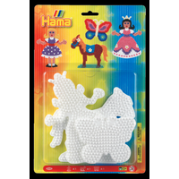 Hama Beads - Pegboard Blister - 1 Large Princess, Horse and Butterfly