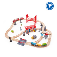 Hape E3730 Busy City Rail Set 