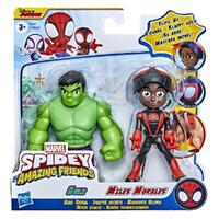 Spidey and Friends Hero Reveal Miles and Hulk