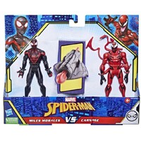 Marvel Spider-Man Battle Pack Miles Morales Versus Carnage Action Figures