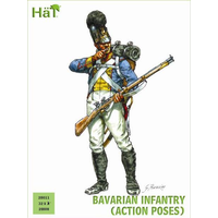 HAT 28mm Bavarian Infantry Action Poses Plastic Model Kit 28011