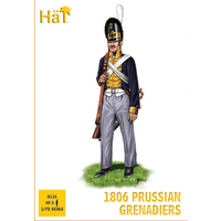 HAT 1/72 1806 Prussian Grenadiers Plastic Model Kit 8135