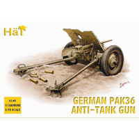 HaT 8149 1/72 WWII German Pak 36 37mm AT gun Plastic Model Kit